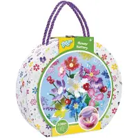 Totum Bloemen maken met strijkkralen - Flower Factory - 2000+ strijkkralen - Speelgoed Kinderen - Knutselen - Voor meisjes en jongens - Vanaf 6 jaar