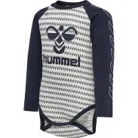 Hummel Romper l/s - hmlDesmond - Black Iris - - 68 - Rompers Lange Mouw