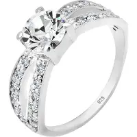 Elli - Elli Ringen 925 zilver Glamoureuze Kristal Dames