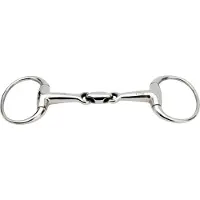 Horka bustrens dubbel gebroken 18 mm shetland pony maat 14,5