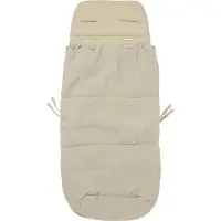 Meyco Baby Uni buggy voetenzak en inlegger - pre-washed hydrofiel - sand - 45x130cm (2-in-1)