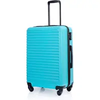 Merax Grote Harde Koffer 28 Inch – Reiskoffer met 4 Wielen – ABS Handbagage met TSA-slot – Lichtgewicht Trolleykoffer - Lichtgroen