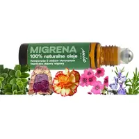 Mia Box Zuivere en Natuurlijke Etherische Oliën Migraine Roller - 10 ml - Bevat 5 Essentiële Oliën ter Verlichting van Migraine - Aromatherapie