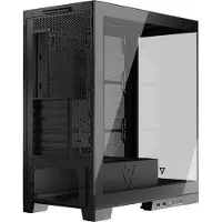 Modecom PC-behuizing - - Volcano Space MIDI - USB 3.0 - USB-C - Zwart