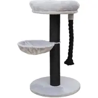 Europet Krabpaal Lagos Grijs/Zwart 70 x 70 x 120 cm