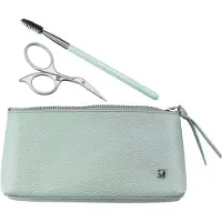 Zwilling Premium Augenbrauen Set inkl. Leder Etui in Mint Manicureset 1 st