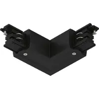 Paulmann 91374 ProRail3 L-Connect Erde 230V-railsysteemcomponenten L-verbinder ProRail3 Zwart