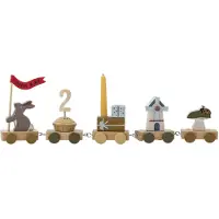 Bloomingville MINI Alfi Verjaardag Decoratie, Bruin, FSC100%, MDF