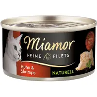 Miamor Fijne Filets Naturel 6 x 80 g Kattenvoer - Kip & Garnaal