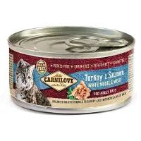 Carnilove Cat Can Turkey & Salmon 12 x 100 gram - - Katten droogvoer