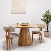 Giga Meubel Eettafel Pim Acacia Naturel 130cm