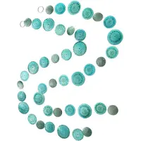 Boltze Capiz Guirlande Gus- L180cm Aqua Blauw blauw Boltze Home