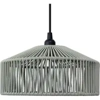 New Garden hanglamp Calabardina, groen, kabel, Ø30cm, IP44 Calarbardina, dimbaar, groen, Textiel / Stof / Zijde, Scandinavisch