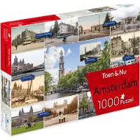 Tucker's Fun Factory Toen & Nu Puzzel - Amsterdam (door fotograaf Robert Mulder) - 1000 stukjes - Legpuzzels