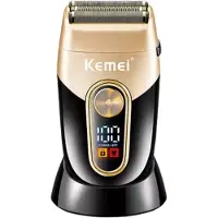 Kemei KM-3209 Oplaadbare Baard Scheerapparaat Elektrisch Scheerapparaat Mannen Scheerapparaat Drijvende Haar Trimmer Gezichtsverzorging Scheren Machine