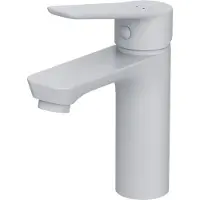 Am.pm Hit - Wastafelkraan S-Size - Waterbesparend - Messing - Wit