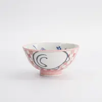 Tokyo Design Studio - Kawaii - Rijstkom - 11.3x5.8cm - 300ml - Lucky Cat - Roze