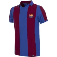 Barca - FC Barcelona 1980/81 - Retro Voetbalshirt - Heren - Blauw - Rood - S