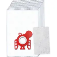 DParts 10x stofzuigerzakken geschikt voor Miele FJM - met motorfilter - HyClean 3D Efficiency - Complete C1 - Compact C1 C2 - S6000 - S4000 - S700 - S500 - S300i - S290 - S241 - MI30