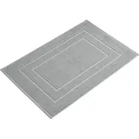 Homewell badmat | 60 x 90 cm extra groot | 100% katoen | Douchemat douchemat badmat | Kleur: grijs