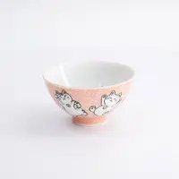 Tokyo Design Studio - Kawaii Lucky Cat Karakusa Rijstkom - Oranje - 300 ml - 11,5 x 6,2 cm