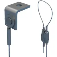 ERICO SLK15L3AB - 19 mm - 55 mm, Accessoires voor serverkasten, Zilver