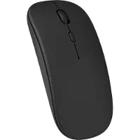 Nuvance Draadloze Muis - Bluetooth - Stil - Laptop & Gaming - Draadloos - Computermuis - Links & Rechtshandig - Zwart