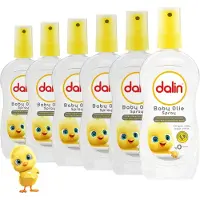 Dalin Baby Olie Spray Classic 6 x 200ml Verzorgende en milde babyolie voor de gevoelige huid