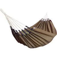 Naya Nayon Hangmat Goudglans Dubbel (2-persoons) - 160 x 360 cm - 100 % katoen - handgemaakt in Ecuador