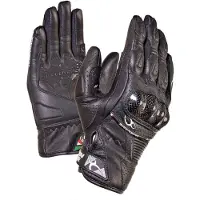 MUGENRACE Figuratore Zwarte Geperforeerde Handschoenen Maat M