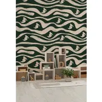 Komar Kinderbehang Disney Donald Duck Green Waves (1 stuk)