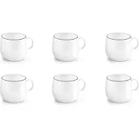 Medard de Noblat - Yaka Black - Koffie & Theekop 20 cl - 6 delig - Stoneware