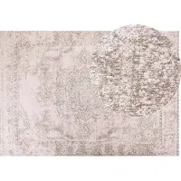 Beliani MATARIM - Vloerkleed - Roze - 160 x 230 cm - Katoen