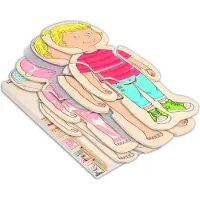 Sonstige Verlage Laagpuzzel "Jouw lichaam" voor meisjes / 29 stukken