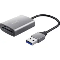 Trust DALYX – USB 3.0 Chipkaartlezer – Ondersteunt SD- en microSD-kaarten – Compact Design – Plug & Play