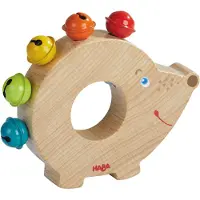 Haba Houten Rammelaar Egel Met Belletjes 9 Cm
