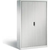 C+P Roldeurkast Omnispace - B 1200 x D 420 X H 1980 mm - lichtgrijs