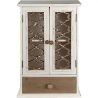 Clayre & Eef Wandkast 32x13x51 cm bruin hout opbergkast