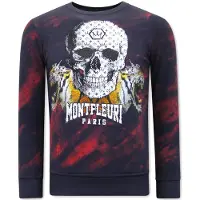 Tony Backer Sweater Print Skull Tiger heren EU S