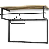 Spinder Design RIZZOLI XL (100 cm) Wandkapstok - Zwart | Eiken