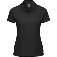 Russell athletic Russell Dames/Dames Klassiek Polycotton Poloshirt (Zwart)