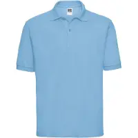Russell athletic Russell Heren Klassiek Polycotton Poloshirt (Sky)