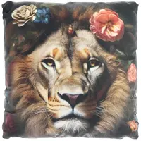 Unique living sierkussen winter tropical dessin 4 -45x45cm