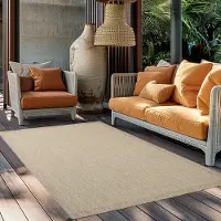 Muratap Solid binnen en buiten vloerkleed indoor & outdoor laagpolig effen - 80x250 cm