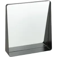J-Line wandspiegel vierkant metaal/glas 38x9x41cm