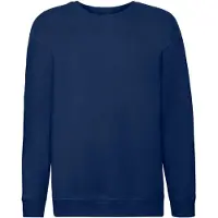 Fruit Of The Loom Kinder/Kids Premium Sweatshirt met Inzetstuk (Marine)