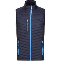 Regatta Heren Navigate Gewatteerd Hybride Gilet (Marine / Frans Blauw)