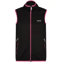 Regatta Dames/Dames Bodywarmer (Zwart/Flamingo Roze)