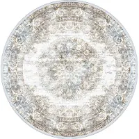 Veer Carpets Vloerkleed viola taupe rond ø160 cm