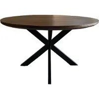 LivingFurn Jesper Round Brown 130cm-31031